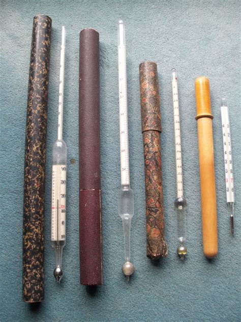 4 Antique Thermometers With Cases 1900 1920s Catawiki