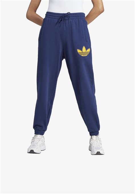 Adidas Originals Pearl Trefoil Tracksuit Bottoms Dark Blue Zalandode