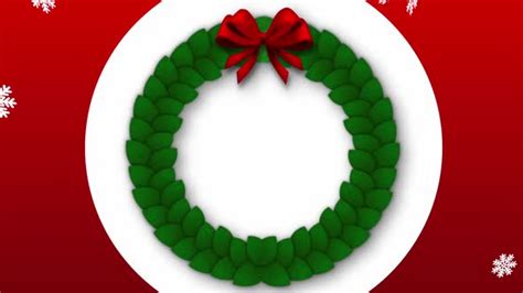 Christmas Wreath Background, Motion Graphics | VideoHive