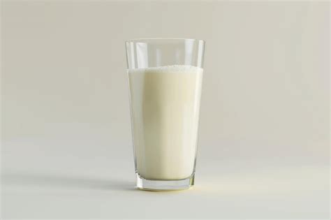 Premium Photo Fresh Milk In Glass Isolated On White Background