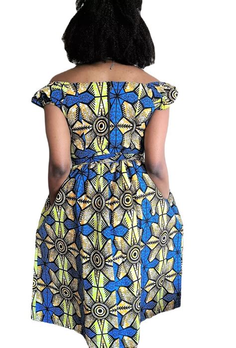 Robe Courte En Wax Pagne Africain Par Pagnshop Robes Courtes