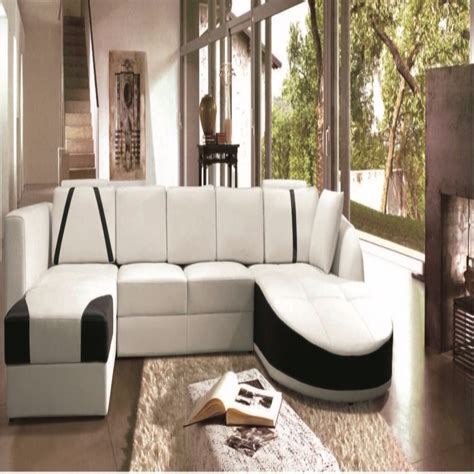 Luxury Cosenza - U-Shaped Ultra Contemporary Sectional Sofa with Double ...