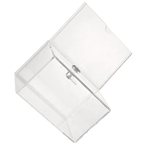 Acrylic Ballot Box Donation Boxes For Fundraising Letter Post Container