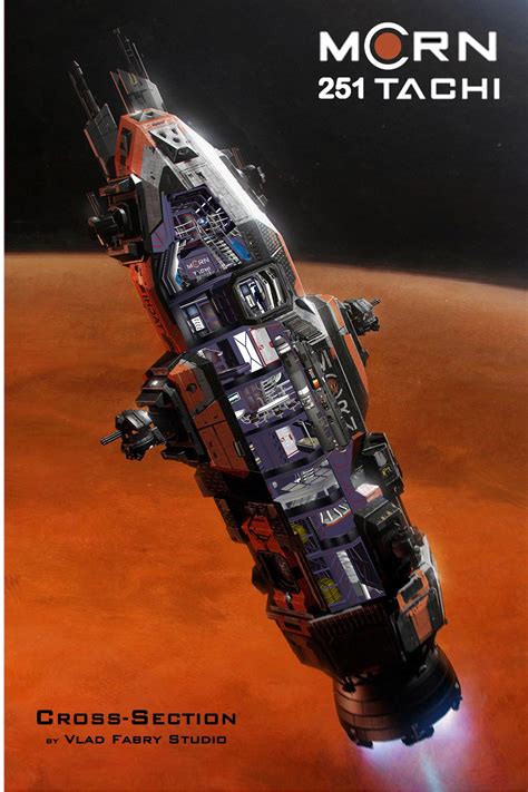 Rocinante Cross-Section : r/TheExpanse