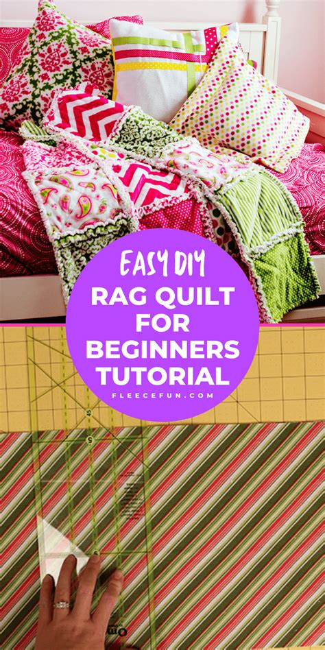 How To Make A Rag Quilt Easy Beginner S Guide Fleece Fun