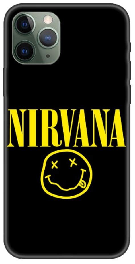 Nirvana Phone Case Cover Kurt Cobain For Iphone Xs Xr 8 Etsy