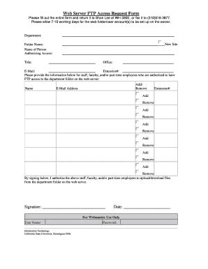 Server Request Form Template Excel Fill Online Printable Fillable