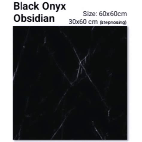 Jual Granit Merk Cove Tipe Black Onyx Obsidian Uk X Cm Untuk Lantai