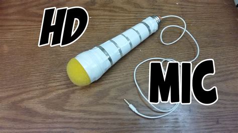 How To Make Hd Microphone At Home Youtube