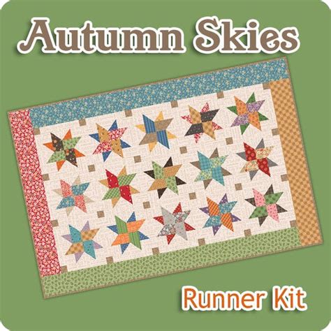 Autumn Skies Runner Kit Featuring Autumn By Lori Holt Fat Quarter Shop