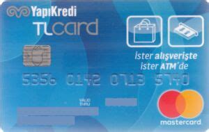 Bank Card Tlcard Yapi Kredi Bankasi T Rkiye Turkey Col Tr Mc