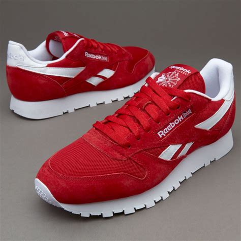 Mens Shoes Reebok Classic Leather Is Excellent Red V69420 Pro Direct Soccer