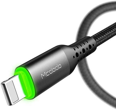 Mcdodo Stronger Sr Dual Color Led Auto Power Off Lightning Cable Surge