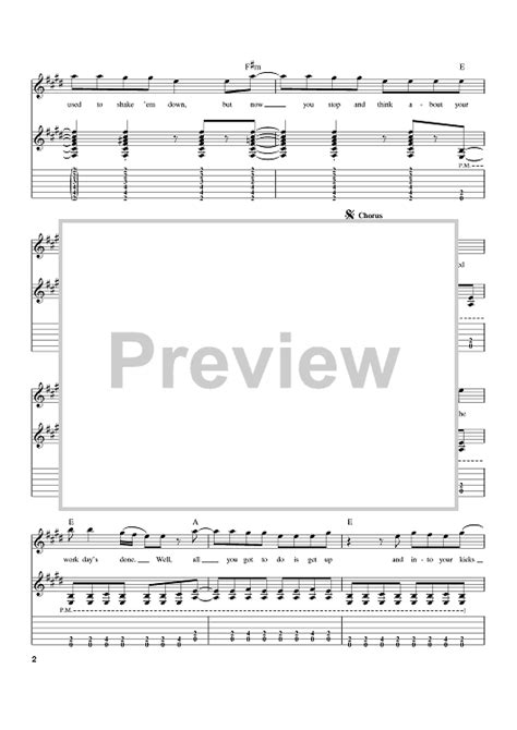 Rock And Roll Never Forgets Sheet Music By Bob Seger For Guitar Tab Sheet Music Now