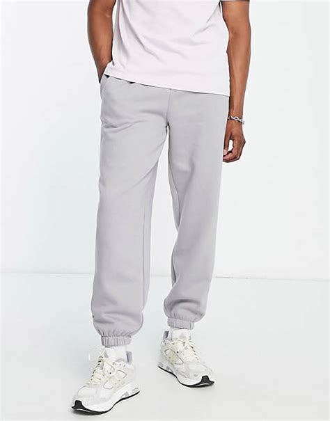 Topman Oversized Trackies In Grey Asos