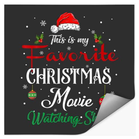 This Is My Favorite Christmas Movie Watching Stickers Sold By Gurmeet