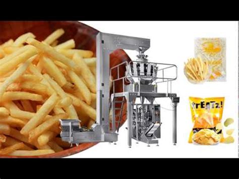 Fast Automatic French Fries Packaging Machine Ten Bucket Potato Chips