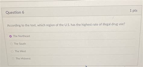 Solved Question 61 PtsAccording To The Text Which Region Chegg