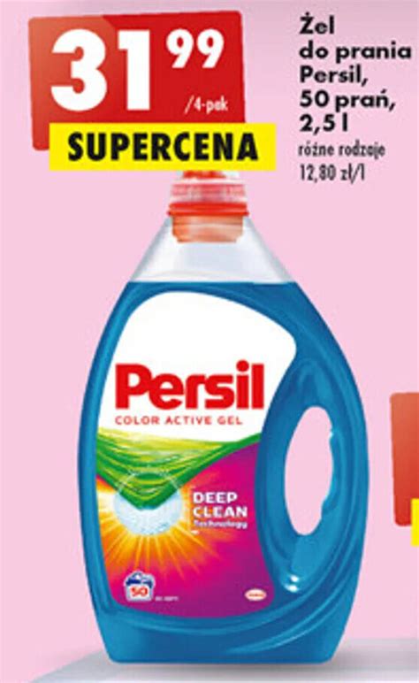 Promocja Persil żel do prania 50 prań 2 5 L w Biedronka