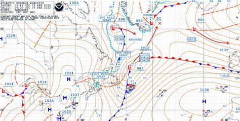 Intense Hurricane-Force Storm over North Atlantic - Ocean Weather ...