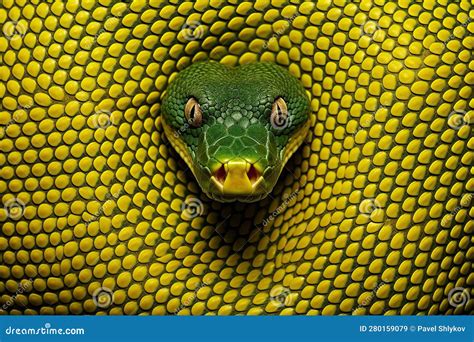 Venomous Viper - Reptile Snake Photo Series Stock Illustration ...