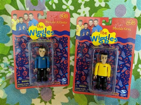 The Wiggles GREG and ANTHONY figures - RARE - BIG RED CAR | #2010992853