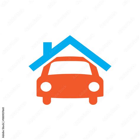 Home Car Logo Vector Stock Vector Adobe Stock