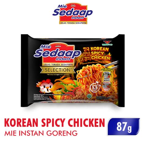 Sedaap Mie Instant Goreng Korean Spicy 87g Klik Indomaret