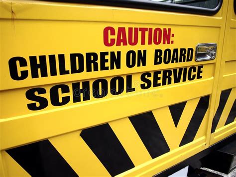 School Bus Door Stock Image Image Of Message Learn 96441923