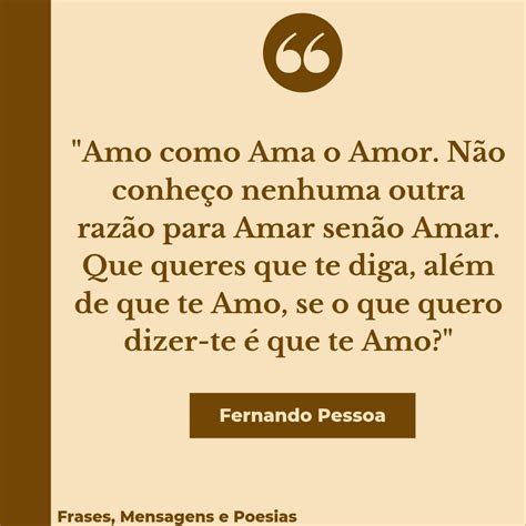 Mensagem De Amor Fernando Pessoa - 10