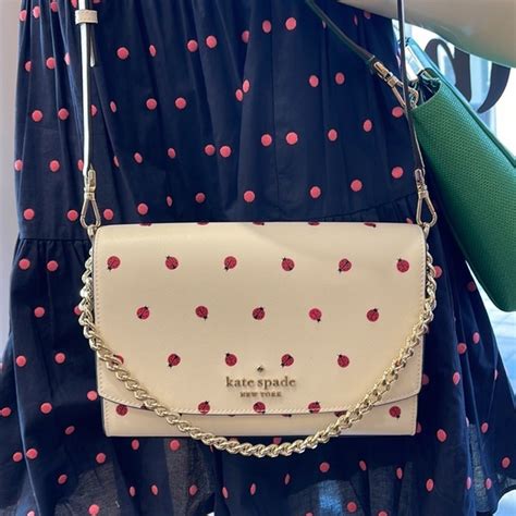 Kate Spade Bags Kate Spade New York Carson Dottie Ladybug Convertible Shoulder Bag