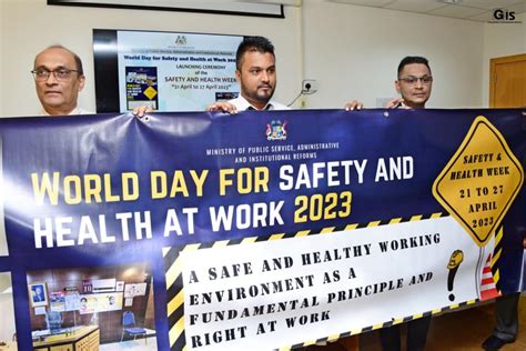 World Day For Safety And Health At Work Kick Off Of Activities With