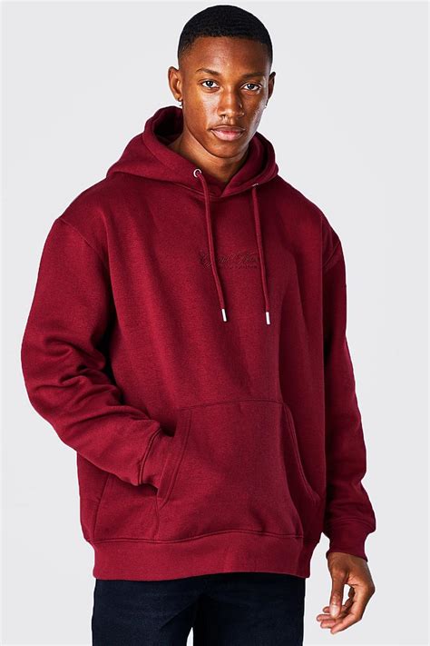 Oversized Official Man Hoodie Boohoo