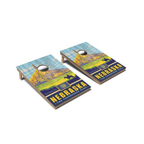 Nebraska Cornhole Boards - Tailgate