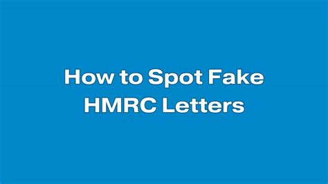 HMRC Scam Letter How To Spot A Fake Letter Taxcare Accountant