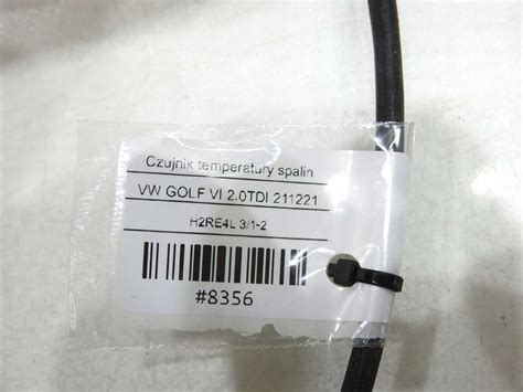 CZUJNIK TEMPERATURY SPALIN GOLF VI 2 0 TDI Shrot Pl