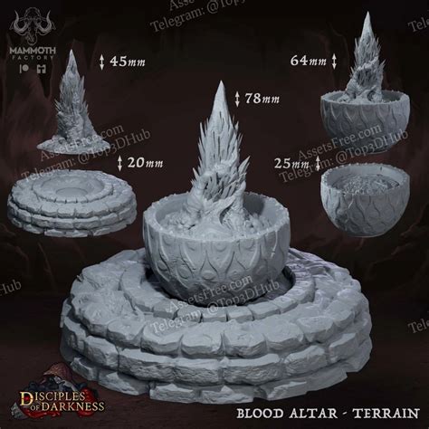 Blood Altar – Terrain » 3D print model Download free