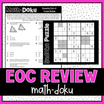 Geometry Review Math Doku End Of Course By Generally Geometry Tpt