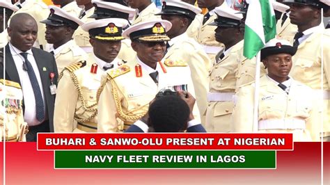 Buhari Sanwo Olu Were Present At Nigerian Navy Fleet Review In Lagos