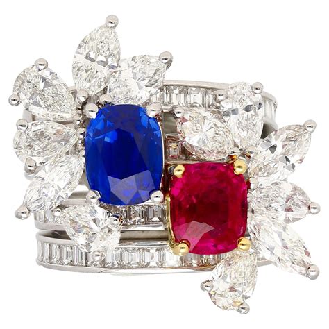 Van Cleef And Arpels No Heat Burma Ruby Ring AGL Certified At