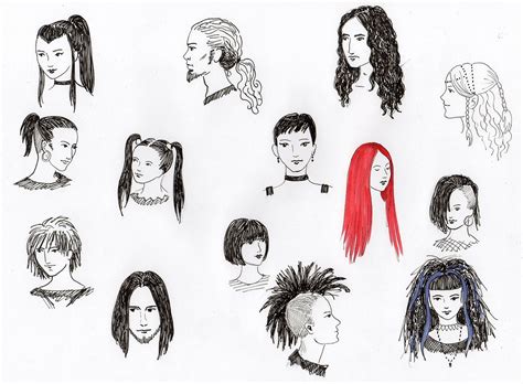 Download Drawing, Hairstyles, Heads. Royalty-Free Stock Illustration ...