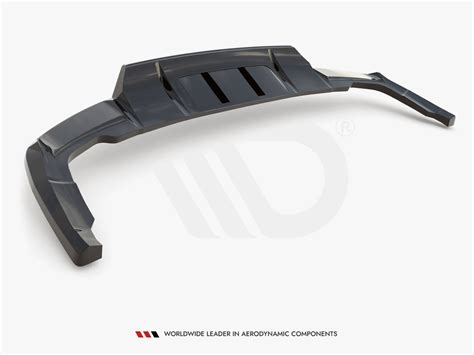 Central Rear Splitter Vertical Bars Audi Q5 S Line SUV Mk 2 Facelift