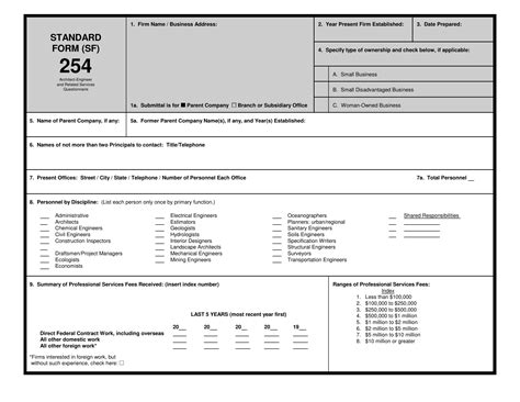 Standard Form Fill Out Printable Pdf Forms Online