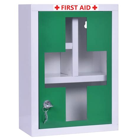 Plantex Platinum Metal Big Size Multi Compartments First Aid Box For