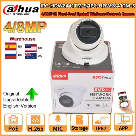 Dahua Mp Ir Fixed Focal Eyeball Wizsense Network Camera K Ipc