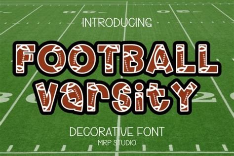 Football Varsity Font By Mrp Studio · Creative Fabrica