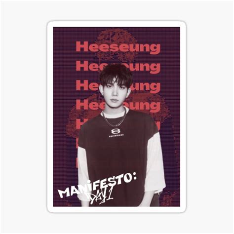 ENHYPEN HEESEUNG Sticker For Sale By Wthecx Redbubble