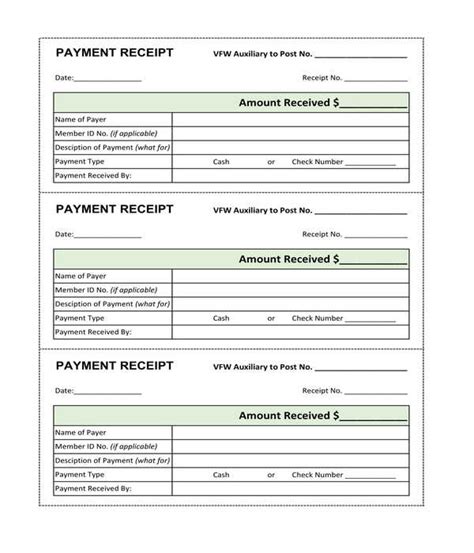 FREE 5+ Cash Payment Receipt Forms in PDF | MS Word | Excel