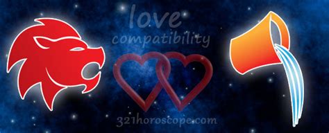 Leo Aquarius compatibility - love horoscope leo and aquarius