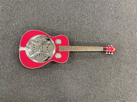 Regal San Francisco Resonator Guitar Red Reverb